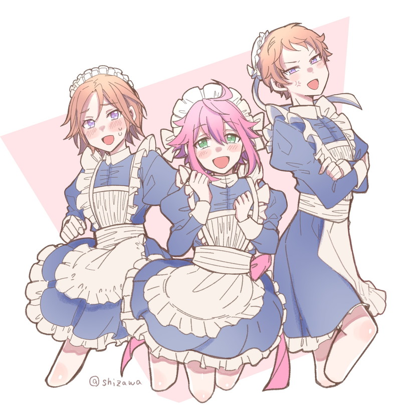 ピンクメイド三人衆